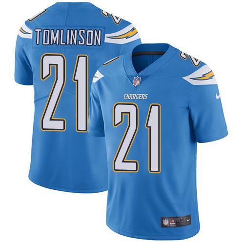 Men Los Angeles Chargers 21 LaDainian Tomlinson Nike Powder Blue Limited NFL Jersey